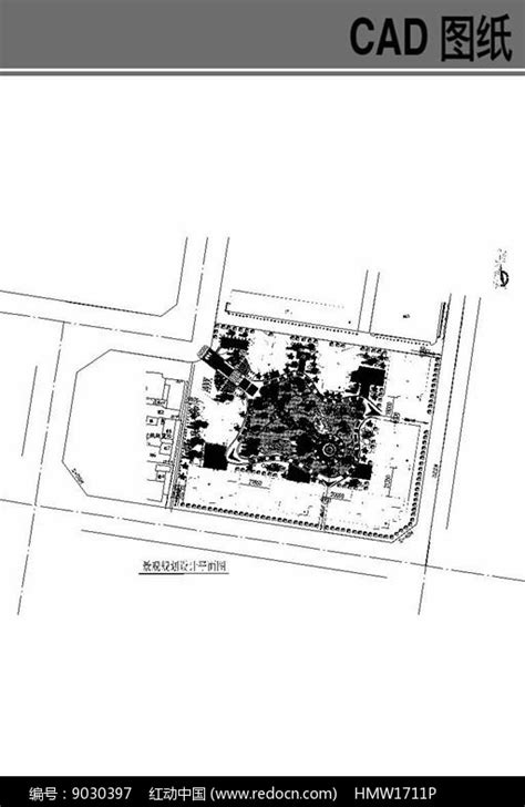 小区景观规划总平面图图片下载 红动中国