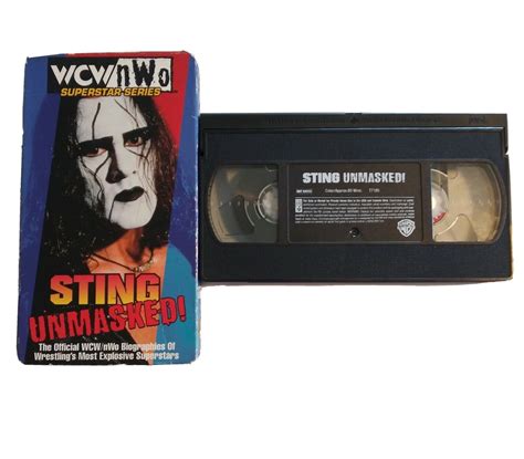 WCW NWo Superstar Series Wrestling VHS Video Sting Unmasked Official