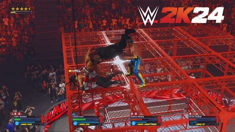 WWE 2K 24 ROMAN REIGNS VS CODY RHODES VS LOGAN PAUL VS KEVIN OWENS