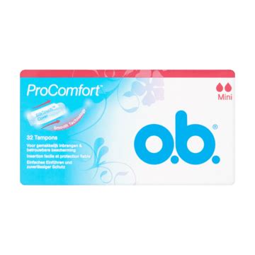 O B Procomfort Mini Tampons Stuks Bestellen Jumbo