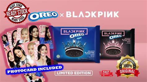 Oreo X Blackpink With Photocard Sandwich Cookies Limited Edition