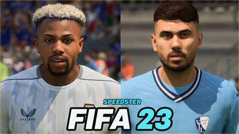 Fifa All Speedster Players With Real Faces Youtube