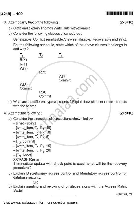 Relational Database Management System Rdbms 2012 2013 B Sc Computer Science Semester 3 Sybsc