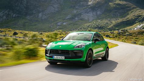 2022 Porsche Macan GTS With Sport Package Color Python Green Front