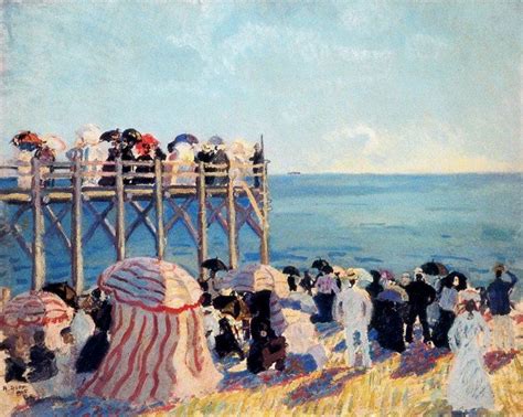 The Beach And Pier At Trouville 1905 Raoul Dufy Art Artwork