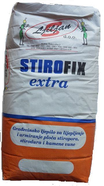 Ljepilo Za Stir I Glet Stirofix Extra Ljiljan S Kg Ljiljan S