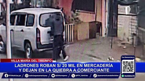 Delincuentes roban miles de soles en mercadería y dejan en quiebra a