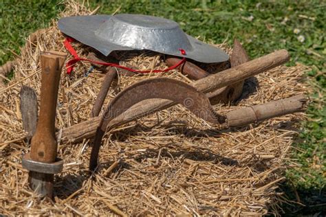 Medieval Agricultural Tools Stock Image - Image of work, vintage: 250514007