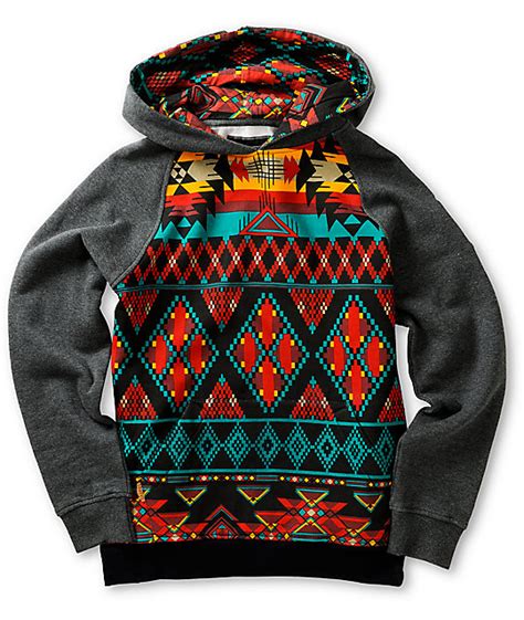 Dravus Boys Sound Aztec Hoodie Zumiez