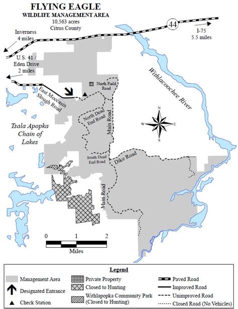 Flying Eagle Wma Brochure Map By Florida Fish And Wildlife Conservation