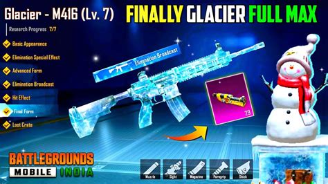 Finally M416 Glacier Full Max Upgrade M416 Glacier Level 7 M416 Glacier Max Out M4 Glacier