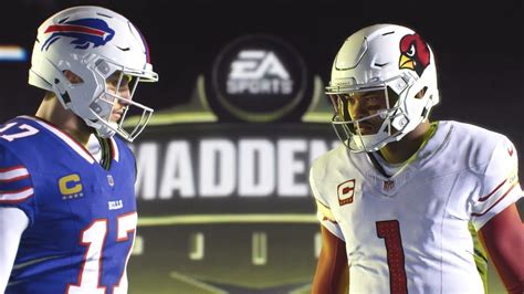 Madden Nfl Arizona Cardinals Vs Buffalo Bills Simulation Ps All