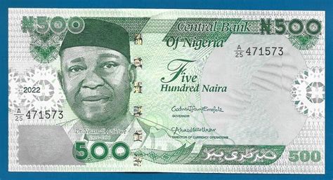 Nigeria 3 X BANKNOTEN 200 Naira 1000 Naira 2022 2023 UNC SET