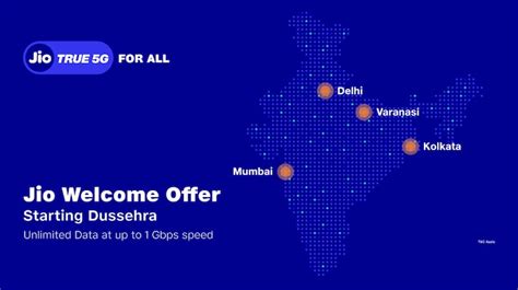 Reliance Jio True 5g Service Launched In Mumbai Delhi Varanasi And Kolkata