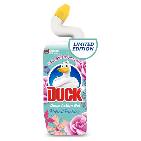 Duck Floral Fantasia Toilet Liquid Gel 750ml Wilko