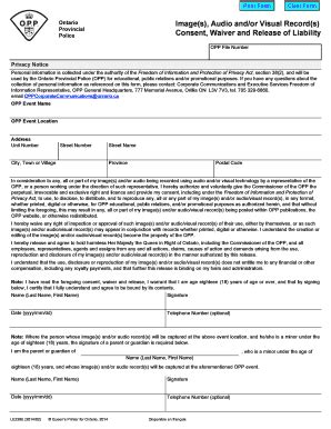 Fillable Online Forms Ssb Gov On Image S Audio And Or Visual Record S