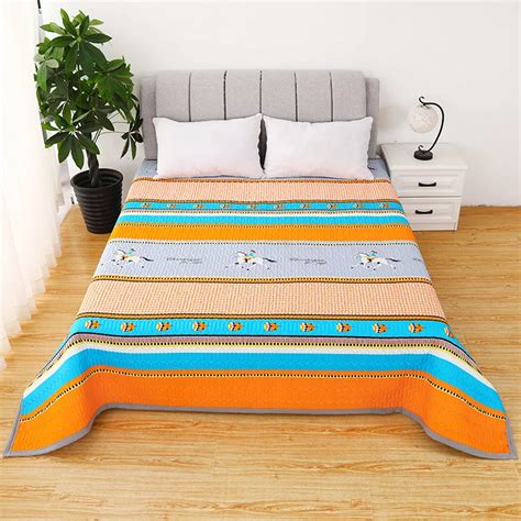 New On Product1pc 100 Polyester Printed Fitted Sheet Mattress Set Cover