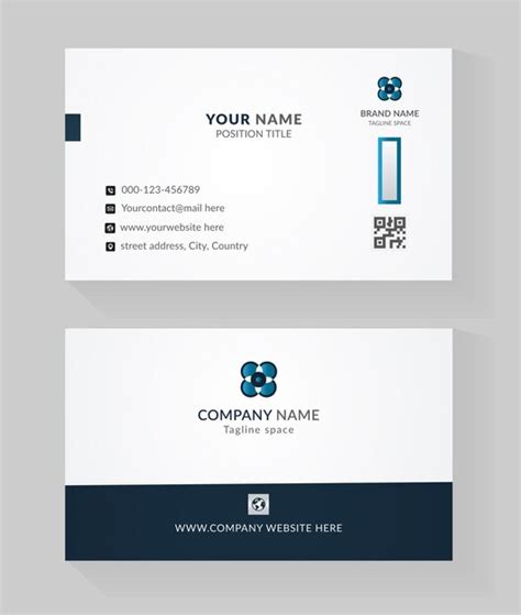 Premium Vector Professional Business Card Template Design