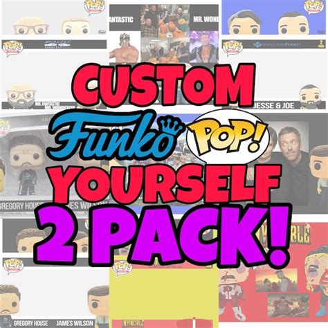 Custom Funko Pop Yourself 2 Pack Etsy