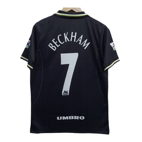 1998-99 Manchester United David Beckham Third Jersey | Retro collection ...