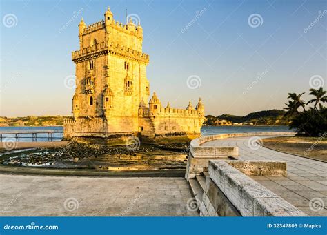 Torre Di Belem Torre De Belem A Lisbona Immagine Stock Immagine Di