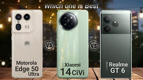 Motorola Edge 50 Ultra Vs Xiaomi 14 Civi Vs Realme GT 6 YouTube