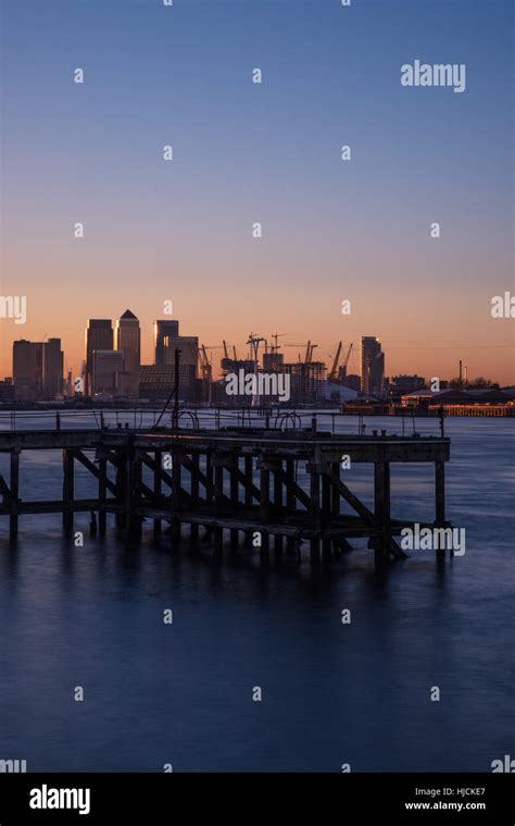 Canary Wharf View Stock Photo - Alamy