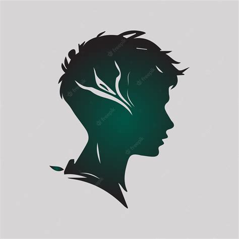 Premium Vector | Boy vector illustration is featured in a simple logo ...