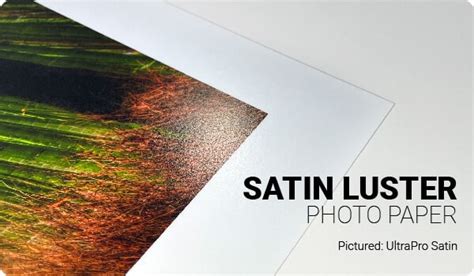 satin paper  matte differences   choose