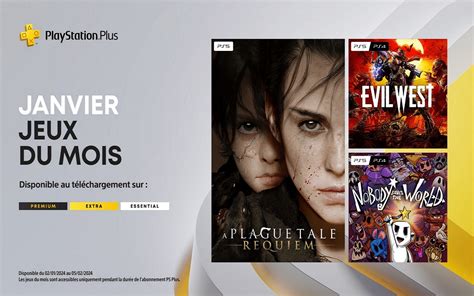 PlayStation Plus Voici Les Jeux PS4 Et PS5 Offerts En Janvier 2024