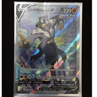 Carta Pokemon Urshifu Golpe Fluido V Ee Shopee Brasil