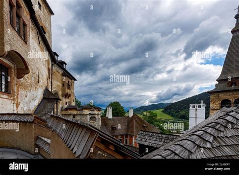 The ORAVA CASTLE in Slovakia Stock Photo - Alamy