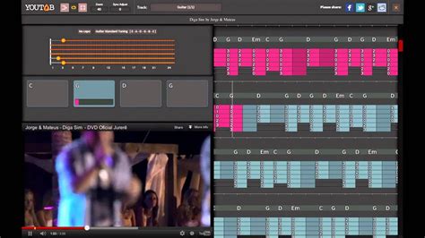 Tabs Jorge Mateus Diga Sim Youtube