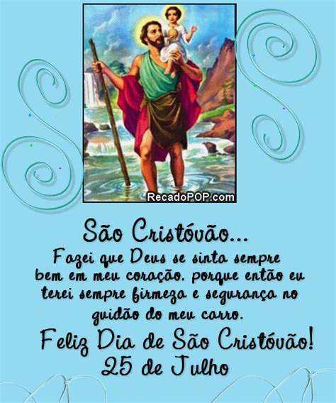 Mensagens de Dia de São Cristóvão