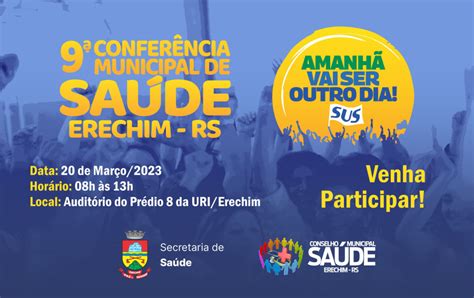 Conselho Municipal De Saúde E Secretaria De Saúde Realizam A 9ª