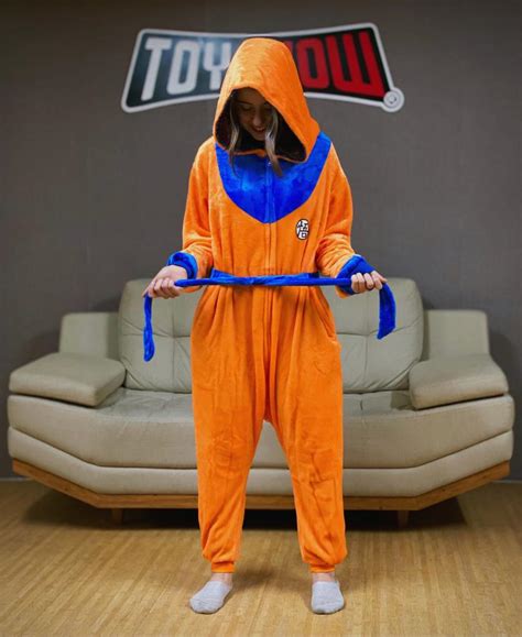 Pijama Macacão Kigurumi Adulto Goku Dragon Ball Z Anime Manga Zona