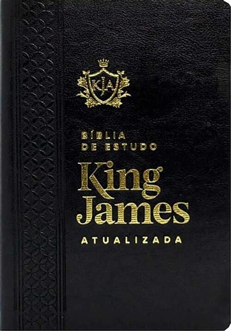 B Blia De Estudo King James Atualizada Letra Grande Luxo Preta