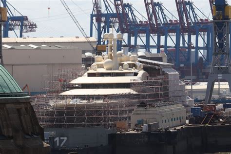 Seized Million Megayacht Dilbar Raided While Sitting In Floating