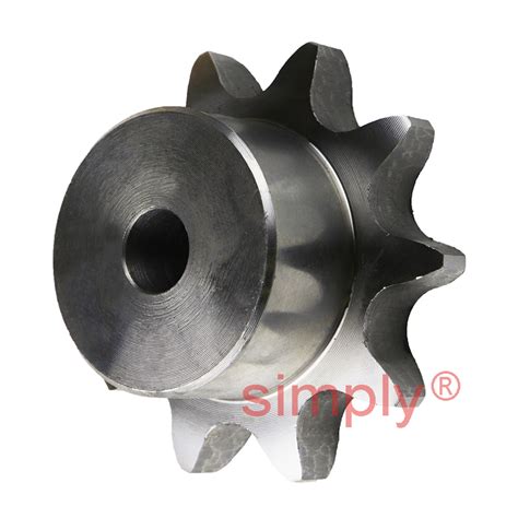 Tooth B Simplex Pilot Bore Sprocket For Inch Pitch Chain