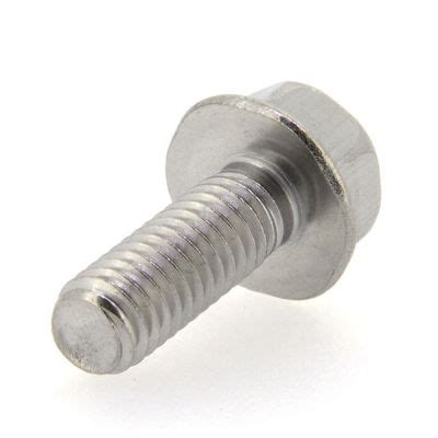 China Stainless Steel Phillips Head With Serration Hex Flange Bolts