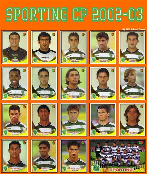 Old School Panini SPORTING CP 2002 03