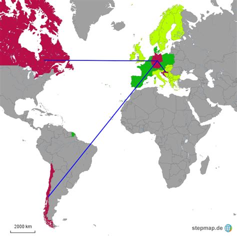 StepMap Präsi 2 Landkarte für Deutschland