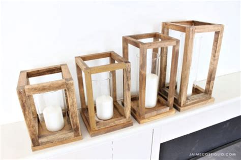 Wood Lantern Centerpieces Free Plans Jaime Costiglio