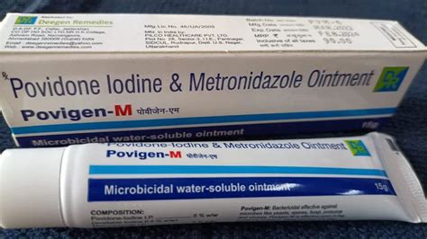 Povidone Iodine And Metronidazole Ointment For Decrease Risk Of