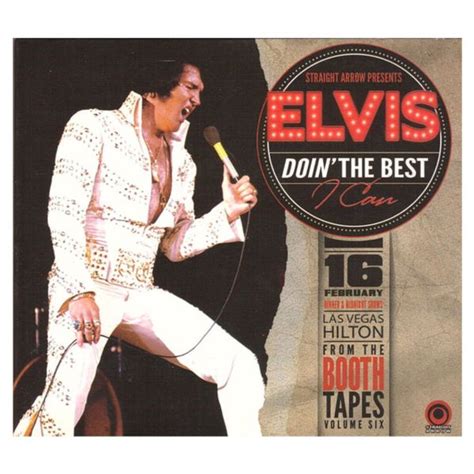 Elvis Presley Doin The Best I Can Las Vegas Hilton 1973 2 Cd