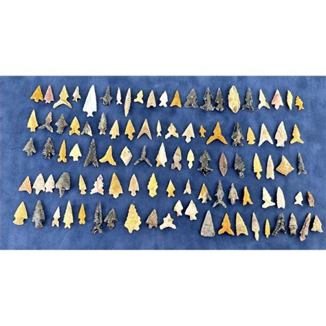 Collection of Indian Arrowheads