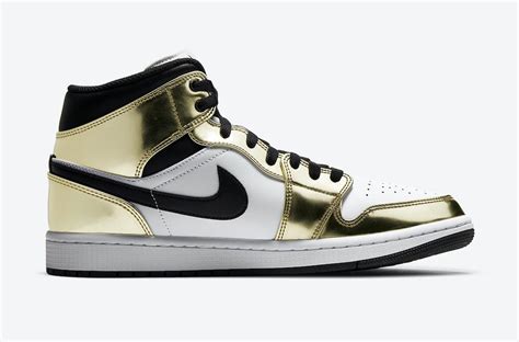 Where To Buy Air Jordan 1 Mid Se “metallic Gold” Dc1419 700 Nice Kicks