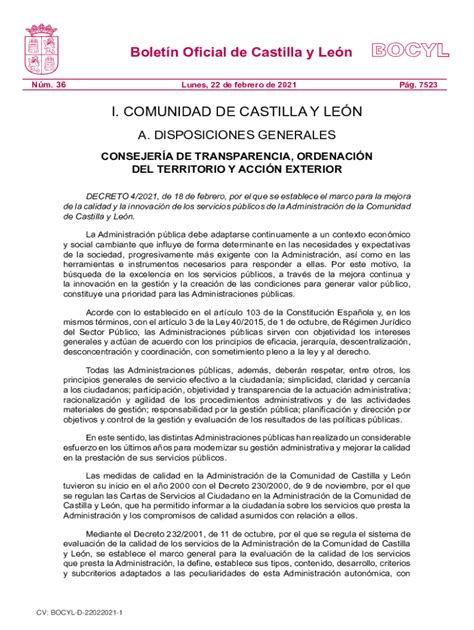 Fillable Online Bocyl Jcyl Boletn Oficial De Castilla Y Len Qu Es El