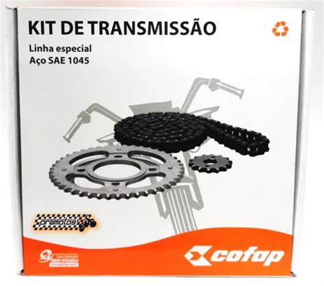 Kit Relação Transmissão Completo Honda Biz 125 Cofap