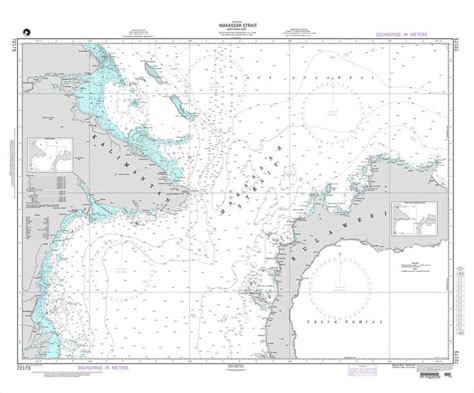 Nga Nautical Chart 72173 Makassar Strait Northern Part Nautical Chart National Geospatial